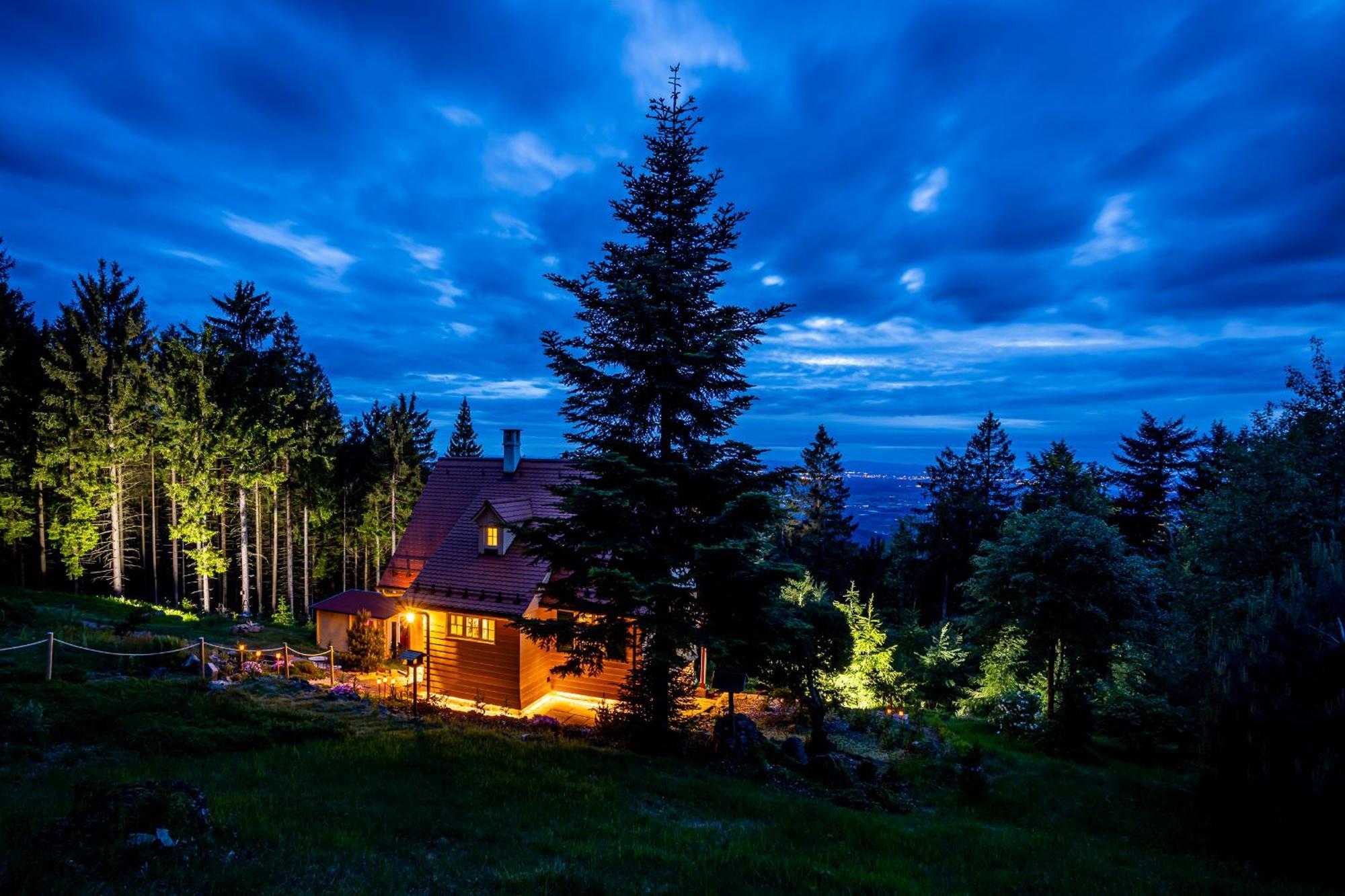 Sonnenhaeusle - Natur. Fernblick. Panorama-Sauna. Sasbachwalden Dış mekan fotoğraf