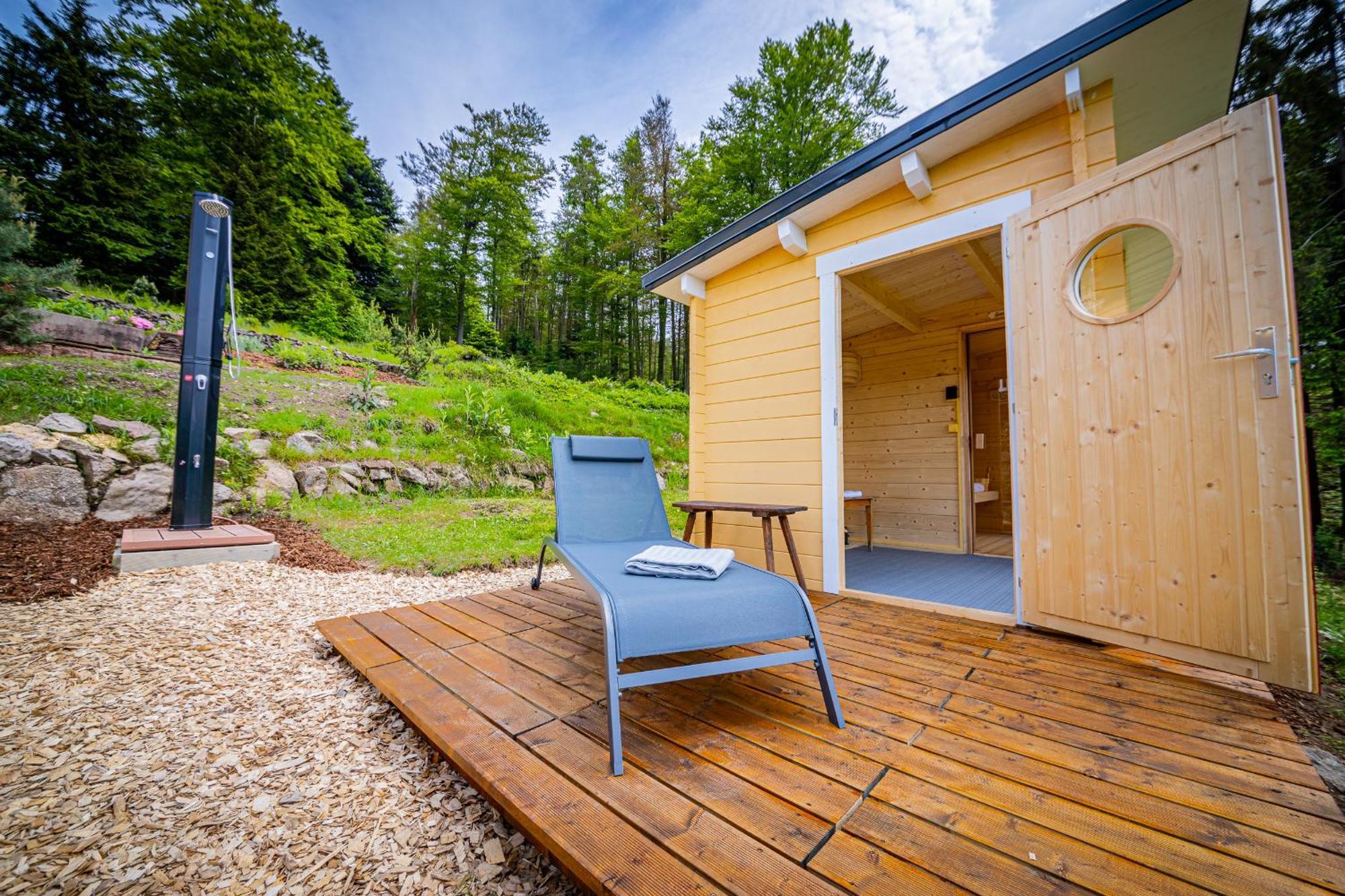 Sonnenhaeusle - Natur. Fernblick. Panorama-Sauna. Sasbachwalden Dış mekan fotoğraf
