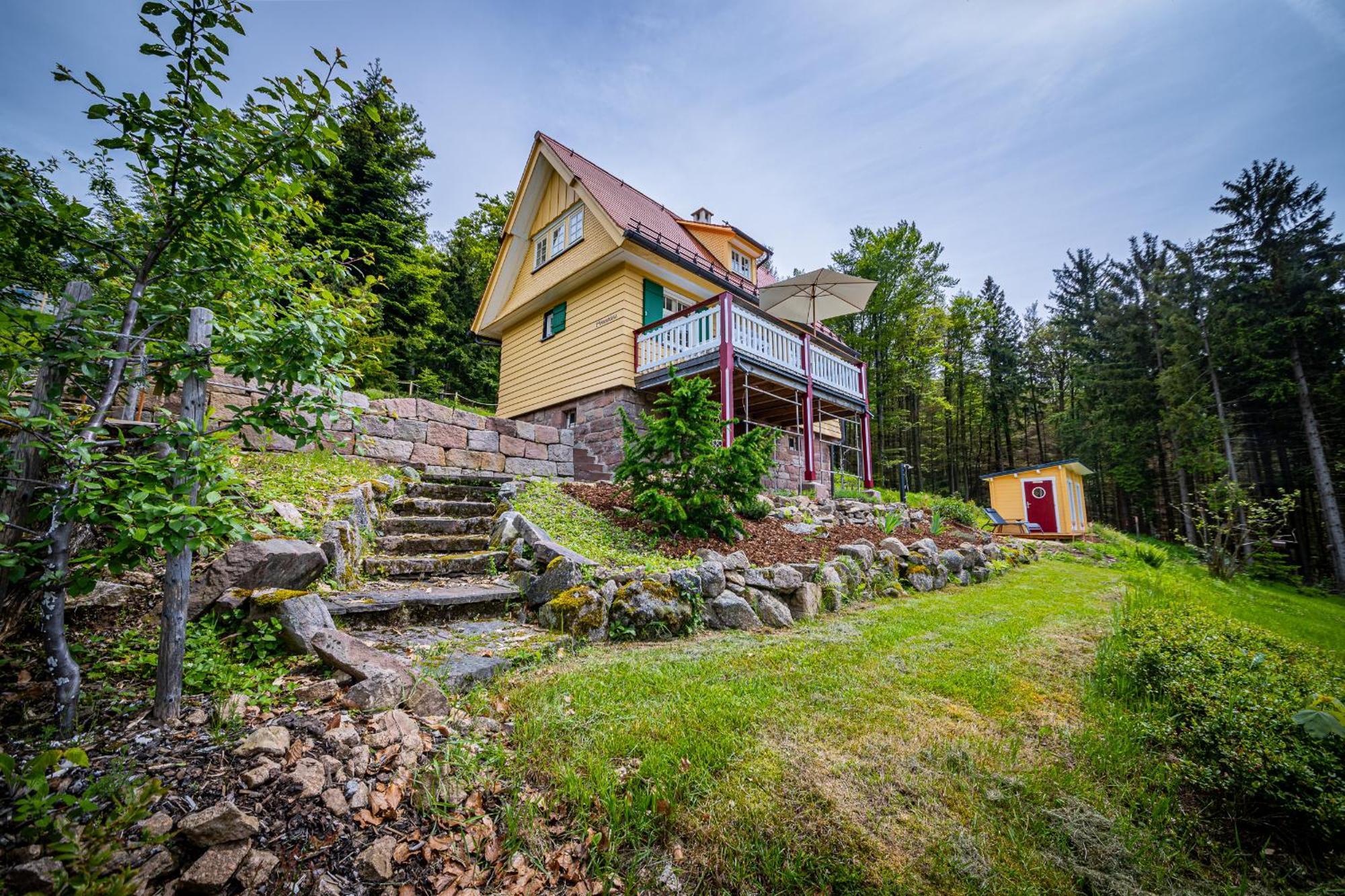 Sonnenhaeusle - Natur. Fernblick. Panorama-Sauna. Sasbachwalden Dış mekan fotoğraf