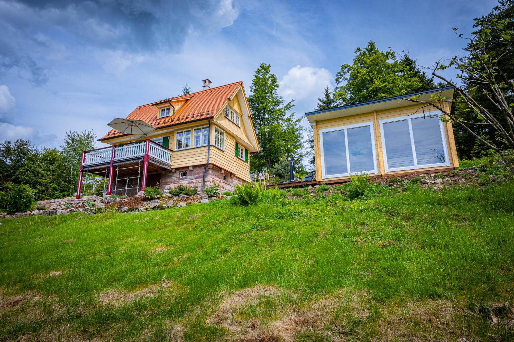 Sonnenhaeusle - Natur. Fernblick. Panorama-Sauna. Sasbachwalden Dış mekan fotoğraf