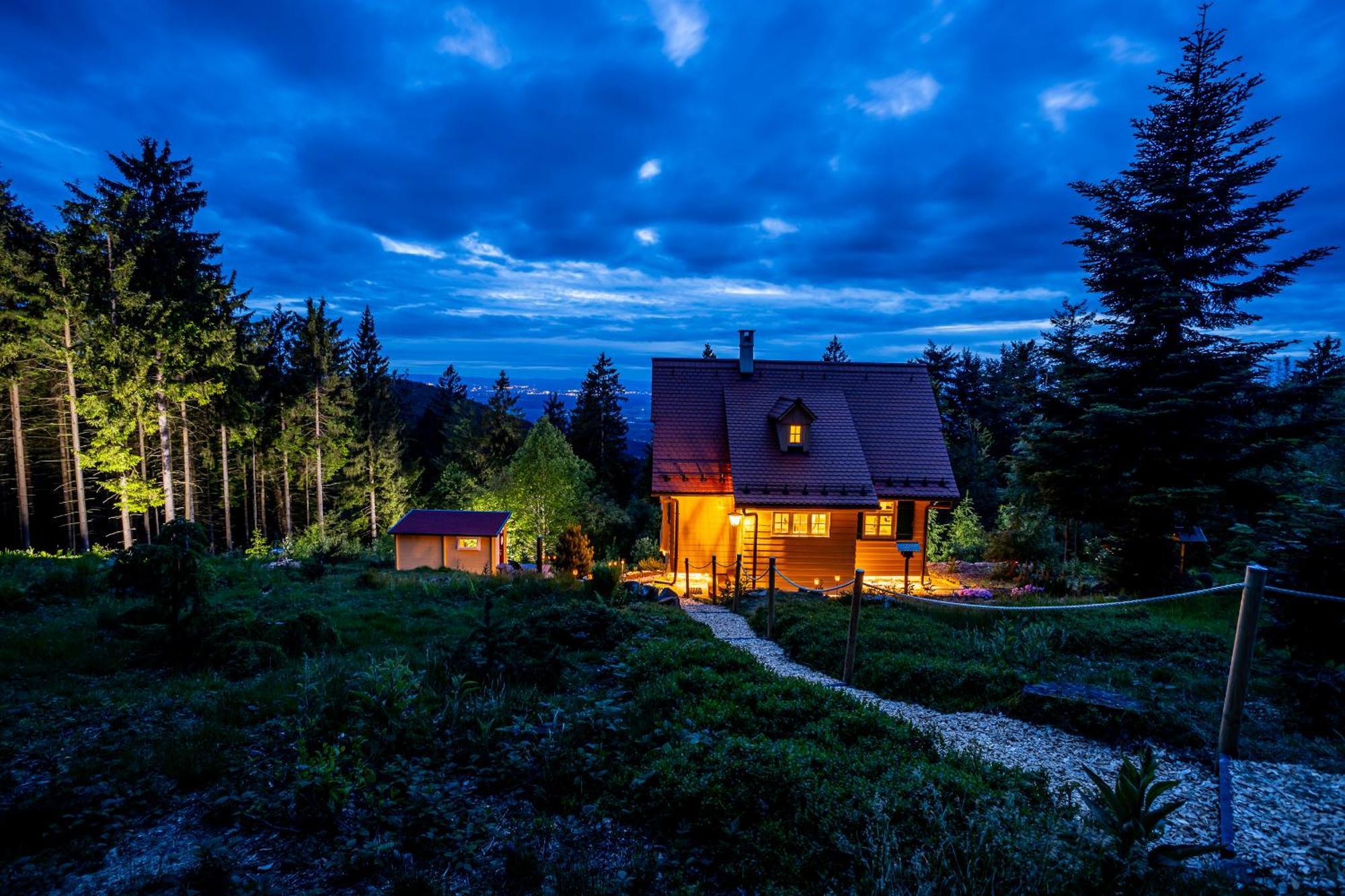 Sonnenhaeusle - Natur. Fernblick. Panorama-Sauna. Sasbachwalden Dış mekan fotoğraf